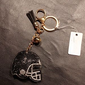 $5/25 Blingy football keychain